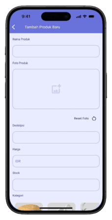 e-Gayams Mitra add product screen