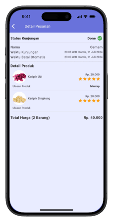 e-Gayams Mitra successful order detail screen