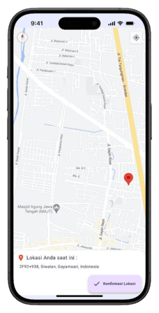e-Gayams Mitra map screen
