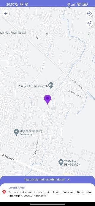 e-Gayams Mobile map screen